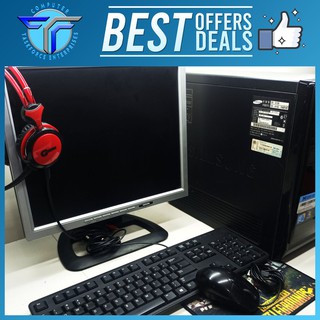 【Ready Stock】◎✷♧INTEL QUAD-CORE COMPUTER PACKAGE 4GB MEMORY 250GB HDD 17INCH MONITOR KEYBOARD MOUSE