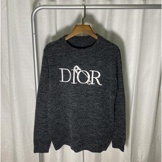 Fashion DR new chest pin logo embroidery long-sleeved round neck sweater