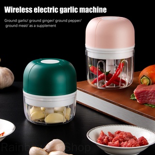 Mini Garlic Chopper 45W USB Garlic Press Rechargeable Electric Food Vegetable Grinder RainbowboyShop