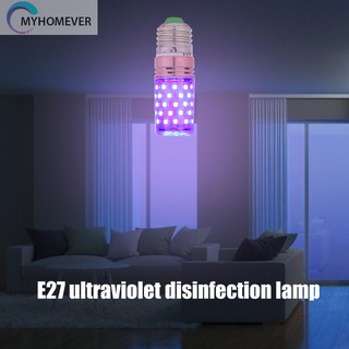 MYHOMEVER 60W UV Germicidal Corn Lamp LED UVC Bulb E27 Ozone Disinfection Light Bulb