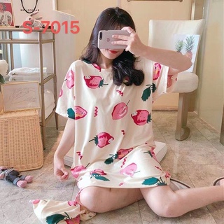 boutique.clothing korean Plus size cotton women’s cartoon daster sleepwear/Maternity dress