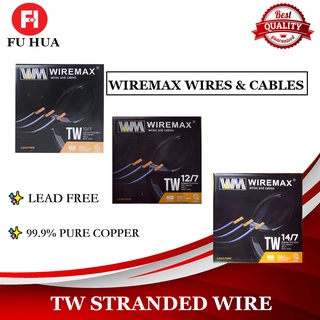 WIREMAX AFFORDABLE TW Stranded Wire 150 METER #14 (2.0mm) #12 (3.5mm) #10(5.5mm)
