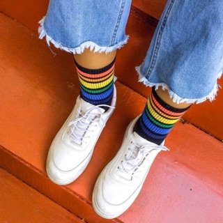 Korean Iconic Socks - Rainbow Pride - MADE IN KOREA
