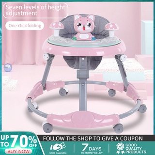 Adjustable Baby Walker with Music Girls Boys Toy Chair Walker (Suitable for 6- 24 months)