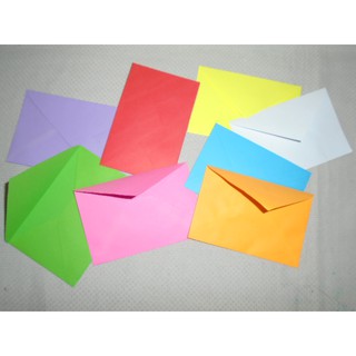 6packs (10pcs/pack/size) Colored and White Envelopes