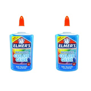 2pcs Elmers Washable Color Glue 147ml Blue