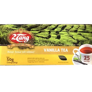 2 Tang Vanilla / Green / BLACK TEA 25 Tea Bags