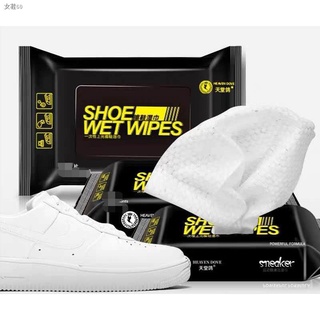 ▥┅﹍Shoe Wet Wipes For Shoes Cleaning Stains Remover Disposable Quick Wipe 30pcs Portable Shoe Cleane