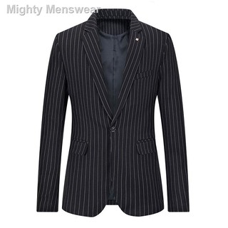 The new leisure suit male han edition British stripe young blazer professional is a small single coat of cultivate one''s morality (1)