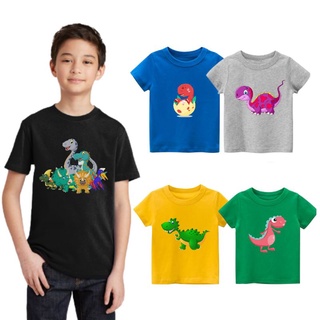 Dinosaur Round Neck T-shirt (Kids-Teens)
