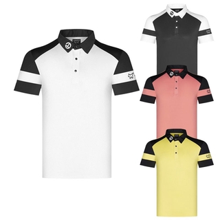 Titleist Golf Man's Short sleeves Outdoor sports T-shirt Short sleeves stand-up collar POLO shirt Quick dry Fashion Golf T-shirt