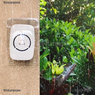 RiseLargesea♥♥Waterproof Cover Wireless Doorbell Door Bell Ring Chime Button Transmitter Cover