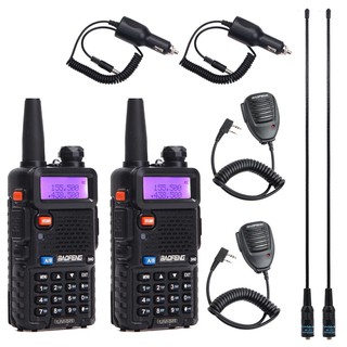 1/2PCS BaoFeng UV-5R Walkie Talkie VHF/UHF136-174Mhz&400-520Mhz Dual Band Two way radio Baofeng uv 5