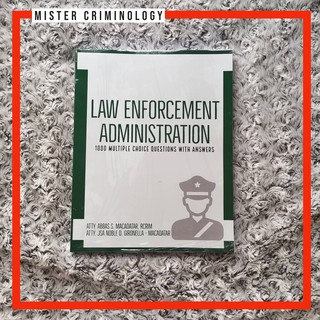 Law Enforcement Administration - 1000 Multiple Choice Questions [READ DESCRIPTION] | Criminology