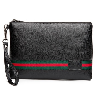 Clutches❀☇2021 Latest All-Match Retro New Men'S Stitching Contrast Clutch Bag Outdoor Leisure Small (4)