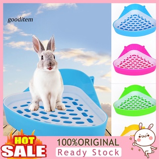 ◕☽HY.cat_Durable Pet Cavy Rabbit Pee Toilet Small Animal Hamster Litter Tray Clean Tool