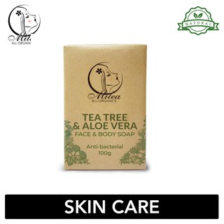 Milea All Organics Tea Tree with Aloe Vera Bath Soap