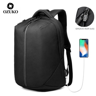 ✖✾☽OZUKO Multifunctional Laptop Backpack Anti thief Lock School Bag Travel bag