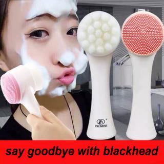 New 3D Double Side Silicone Facial Cleanser Brush Face Cleaning Massage Face Washing Skin Care Tool