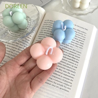 DOREEN Handmade Aromatherapy Plaster Mould DIY Soap Molds Wax Candle Molds 3D Candle Making Chocolate Cake Candle holder Silicone mold