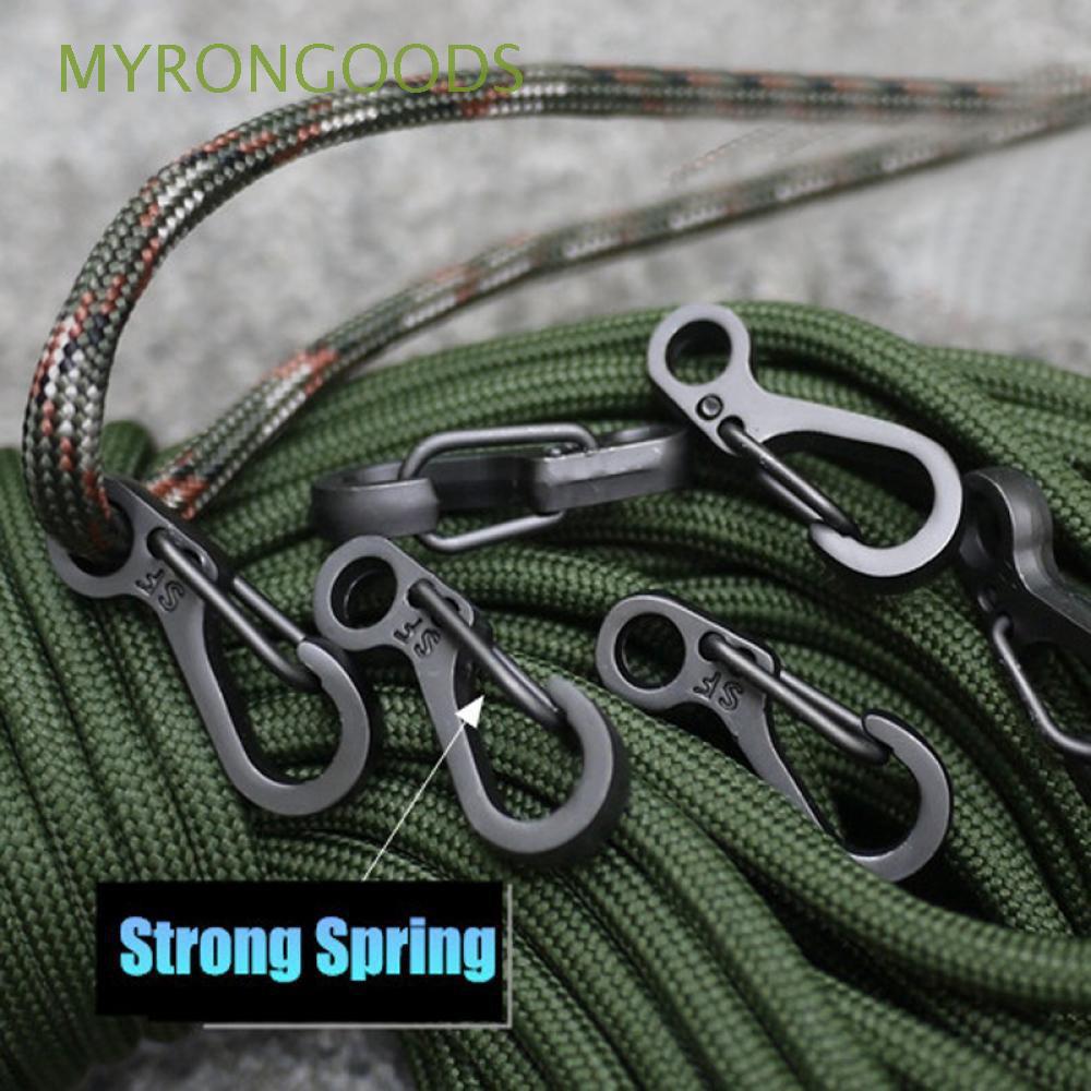 10PCS SF Keychain Carabiner Alloy Hook Hanging Buckle