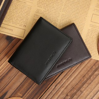 timetogether*RFID Wallet Men Small Bifold Faux Leather Pocket Money ID Credit Card Holder O2xh