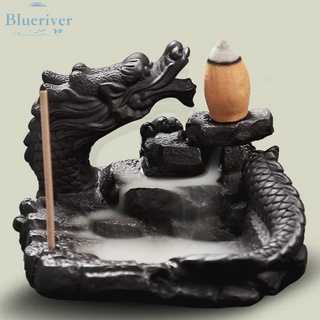 【Fast Delivery】Brand New Temple Decoration Home Teahouse Waterfall +10x Cone Incense Burner#blueriver