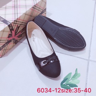 6034-12 black school office shoes for ladies