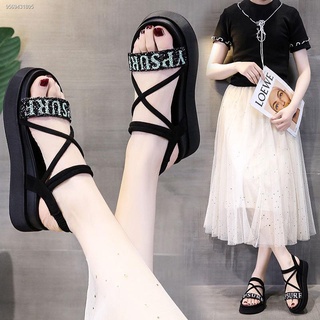 Sandals Women s Summer 2021 New Fairy Style Thick-soled Increased Women s Shoes Korean Version All-m