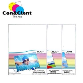 Quaff Printable Vinyl sticker (a4) Matte, glossy or transparent