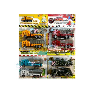 Model Trucks 2 in 1 Military Truck Fire Engine Sanitation Truck Construction Truck Toy Toys