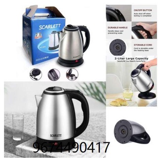 Home Deals Original Scarlett High quality Automatic Power off Stainless Steel Electric Heat Kettle