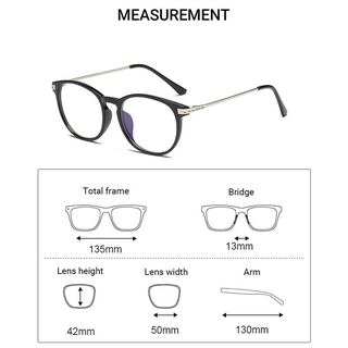 Retro Graded Myopia Eyeglasses for Nearsighted Women Men with Grade -100/150/200/250/300/350/400/450/500/550/600 Replaceable Lens Shortsighted Metal Glasses Optical Frame (4)