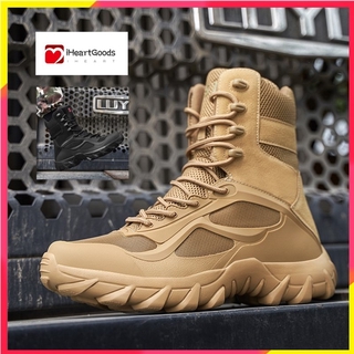 iHeartGoods Men's Combat Boots Army Boots for Men SWAT Tactical Boots Safety Boots 39-48