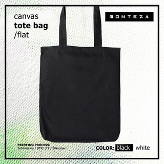 Backpacks✁❏MONTEZA CANVAS | PRINTABLE Tote Bag - Black - Plain Canvas Retail Buy
