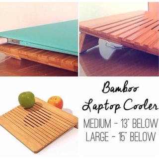 Bamboo Laptop Cooler