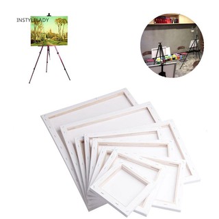 ✌Iy Blank Rectangle Canvas Board Wooden Frame Art Artist Oil Acrylic Paints pr4M