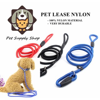 High Quality Pet Dog Leash Rope Nylon Adjustable Training Lead Dog Strap Rope Traction Dog