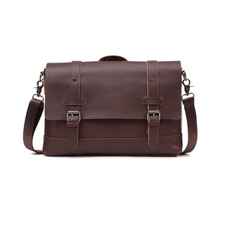 ❈Fashion Messenger Bag Man Briefcase Leather Men Business Bags