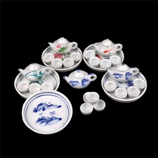 [YXUAN] Kid Pretend Play Miniature Dining Ware Porcelain Tea Set Dish Cup Plate TOY TKB
