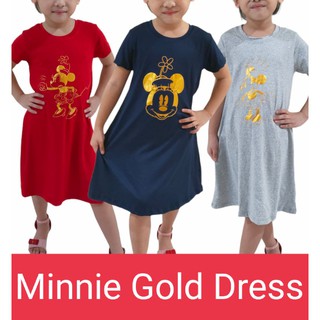 KIDS GOLD DRESS GIRLS OOTD