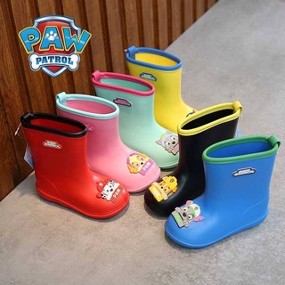 PAW Patrol rain boots children lightweight non-slip rain-proof thickened rubber shoes baby cartoon rain boots