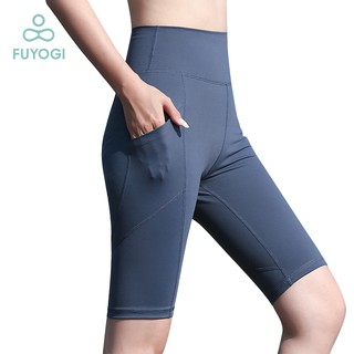 FUYOGI Fitness Shorts Female Summer Quick Drying Large Size Running Exercise Pants Elastic Tight Yoga Pants