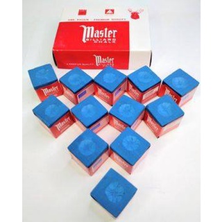 12 pcs master blue chalk / tisa ng bilyaran / billiard chalk