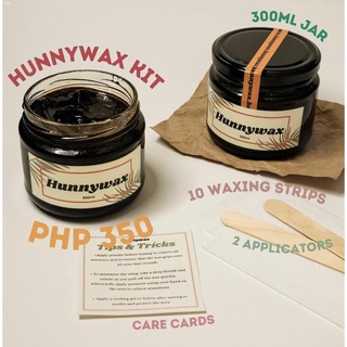 Kits❀Hunnywax Sugar Wax Kit - 100% natural hot / cold sugar waxing jar & kit