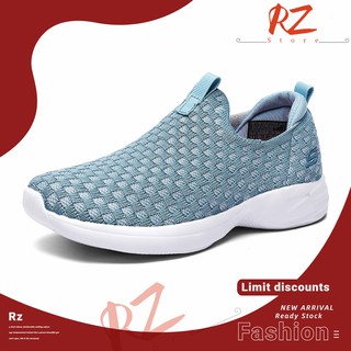 【Flash sale】SKECHERS New Arrived Slip On Rubber Shoes Breathable Sneakers For Women