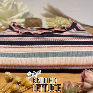 Plus Size Knitted Lettuce Stripes by Tops N Buttons