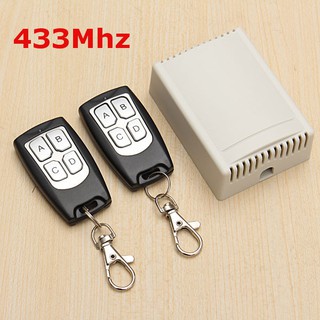 12V 4CH Channel 433Mhz Wireless Remote Control Switch With 2 Transmitter