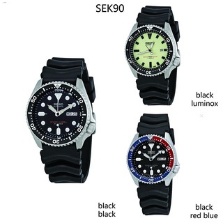 Watch box▩✸¤[JAY.CO] Seiko Diver's steel date Dial Men's sport Watch with free box #SEK90