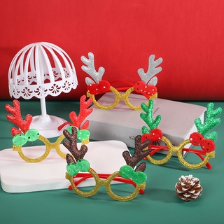 Christmas Decorative Glasses Christmas Gifts for Children Holiday Party Creative Glasses Frame (1)